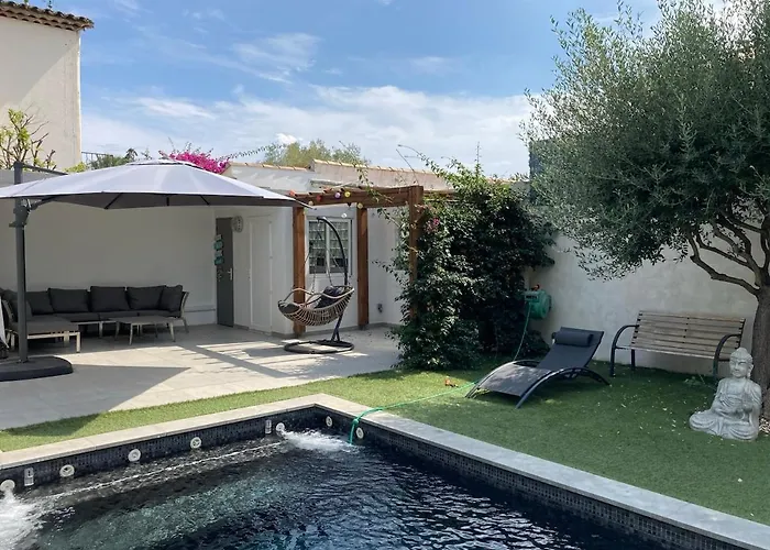 Beautiful Villa, 8p, Comfort, Quiet, Beaches And Center Antibes